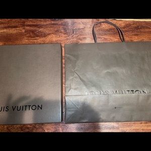 Original Louis Vuitton Packaging Box with Shopping Bag